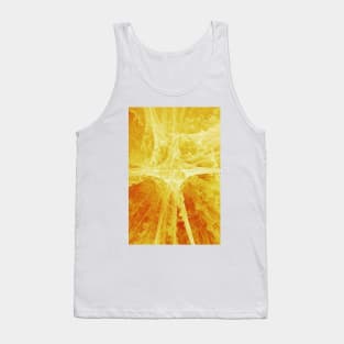 Star Light Fire Burst Abstract Artwork Tank Top